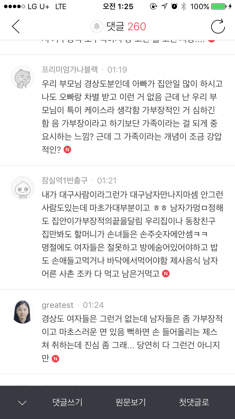 인기글에 올라온 대구남자 인식의 일반화 | 인스티즈