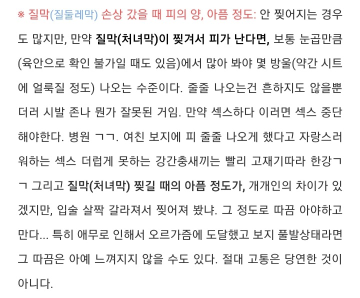 질막(처녀막)에 대해 넌 어디까지 알고있니? | 인스티즈