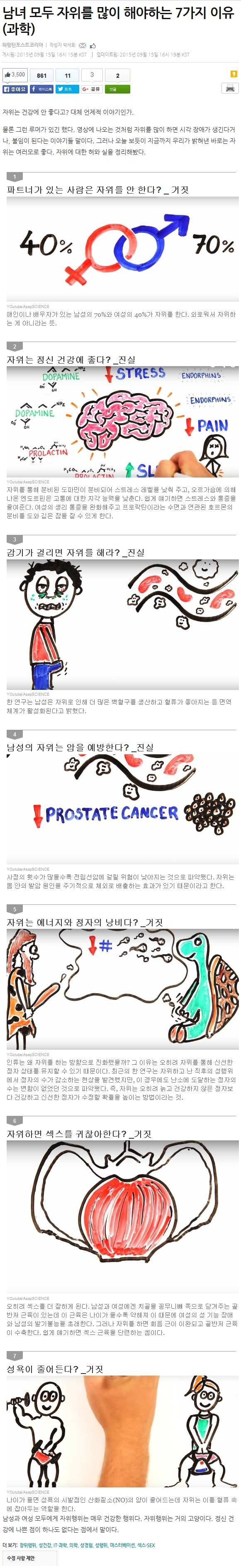 남녀 모두 자위를 많이 해야하는 이유 | 인스티즈