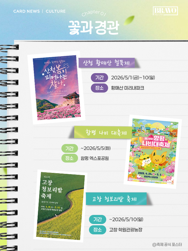 5월 연휴 꼭 가야할 전국 축제 9선 | 인스티즈