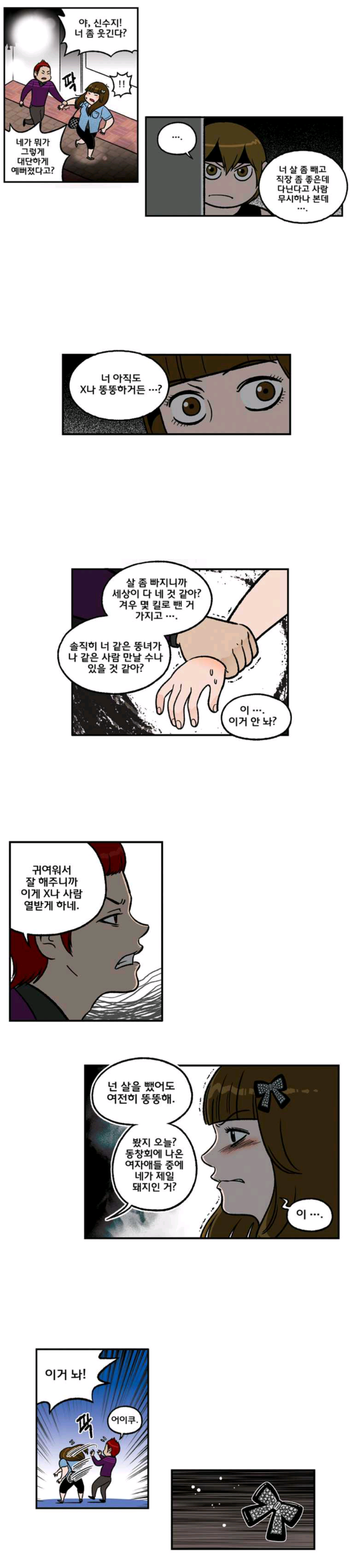 뚱뚱한 여자들이 받는 시선들.jpg | 인스티즈