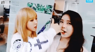 [마마무] 방송중에 리더 코딱지 파주는 동생ㅋㅋ.GIF | 인스티즈