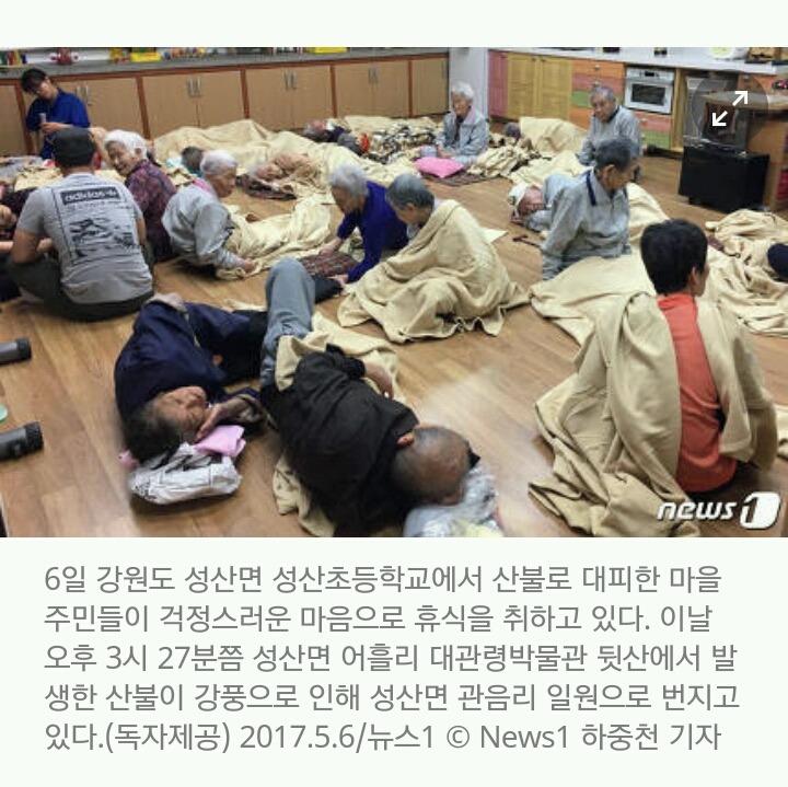 아직 진압 중)"불이 삽시간에 번져 소·집 다 탔다"..강릉 산불 대피 주민들 | 인스티즈