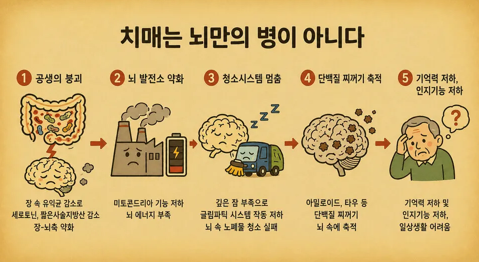 치매는 뇌만의 병이 아니다…장이 약하면 더 빨리 찾아와 | 인스티즈