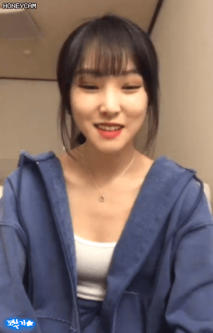 야심한 밤에 찾아왔던 여자친구 유주.gif | 인스티즈