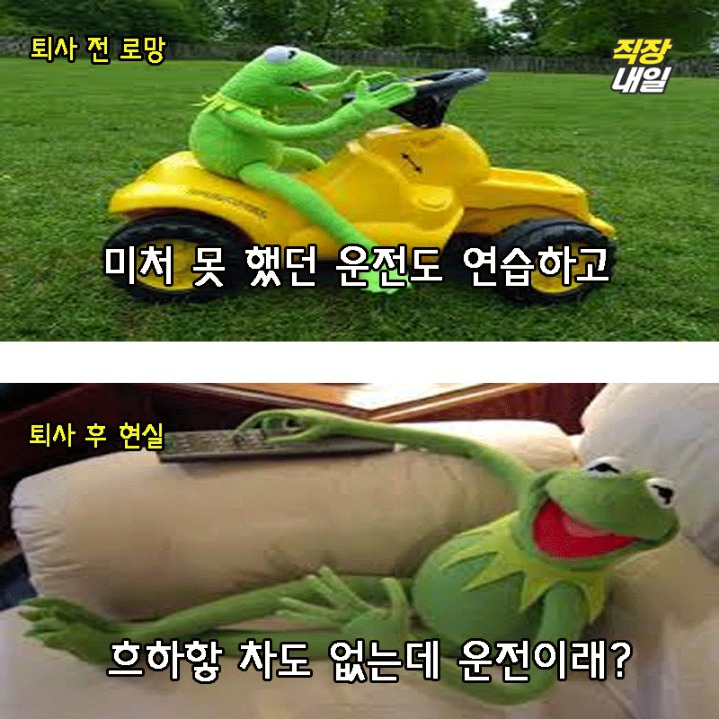 퇴사전 퇴사후.JPG | 인스티즈