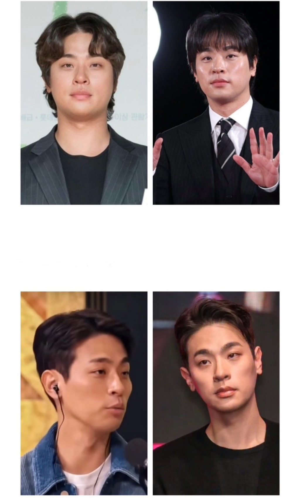 남자 연예인 다이어트 전 후 | 인스티즈