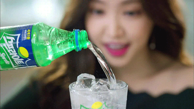 스프라이트 광고 손나은.gif | 인스티즈
