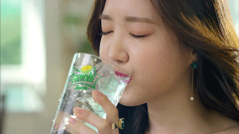 스프라이트 광고 손나은.gif | 인스티즈