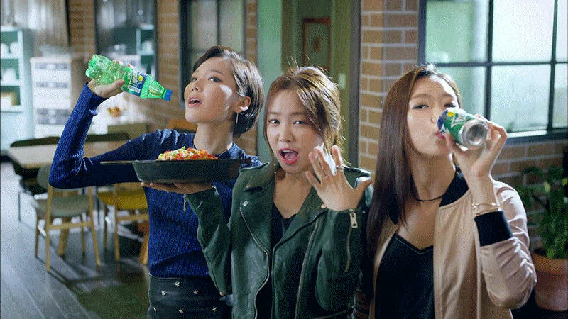 스프라이트 광고 손나은.gif | 인스티즈