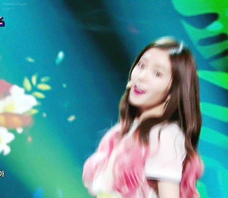 분홍 머리 아이린.gif | 인스티즈