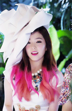 분홍 머리 아이린.gif | 인스티즈
