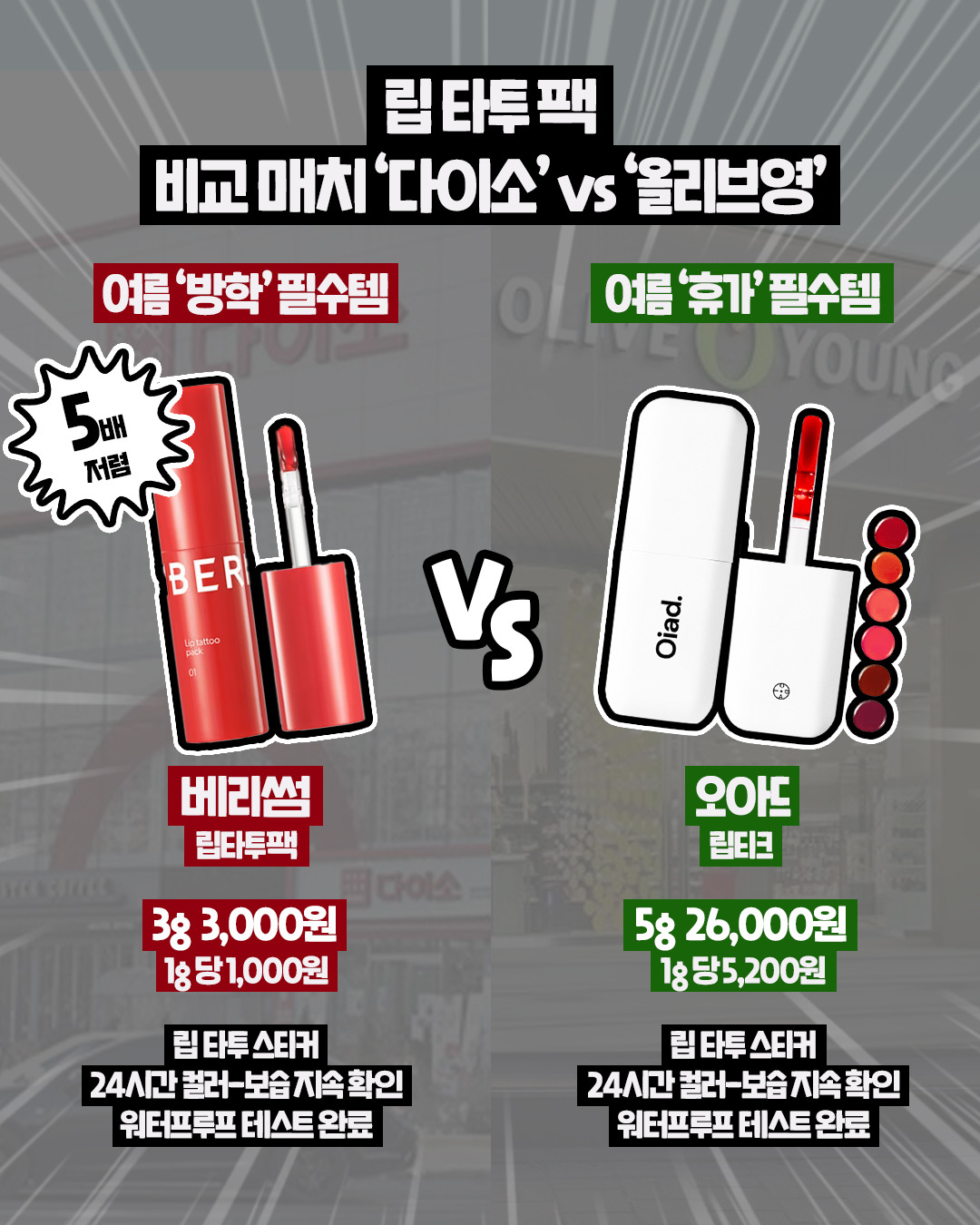 다이소/올리브영에서 파는 비슷한 제품들 모음.jpg | 인스티즈