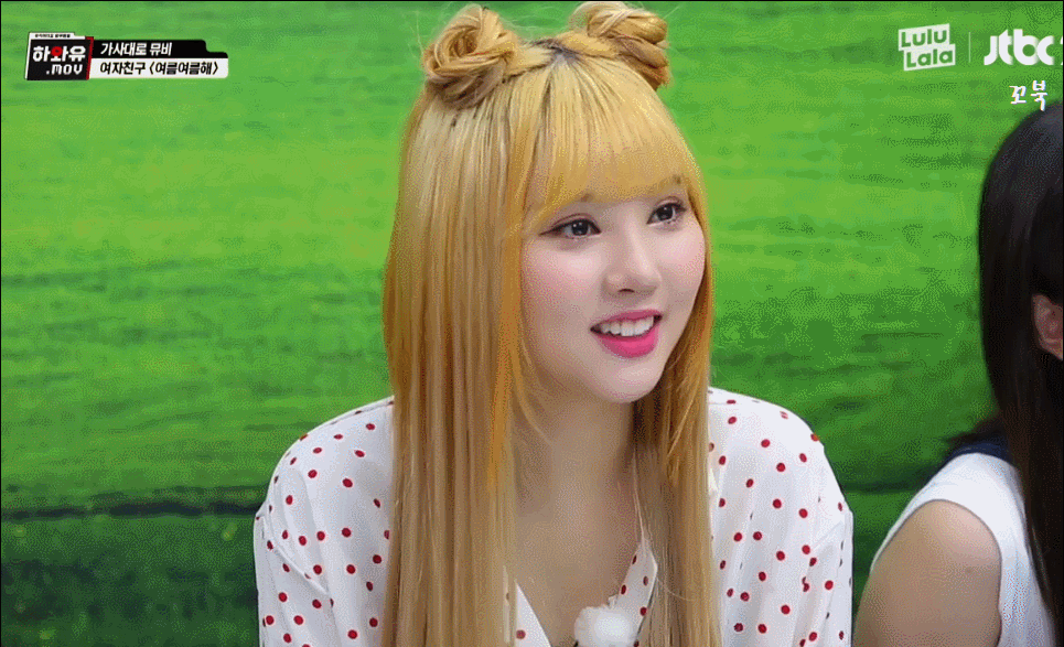 금발 미녀 여자친구 은하.gif | 인스티즈