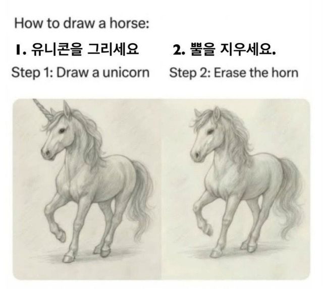 말을 그리는 법 | 인스티즈