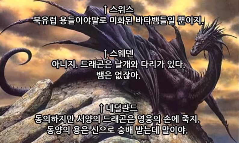 외국)동양용하고 서양 드래곤하고 싸우면 누가 이길까? | 인스티즈