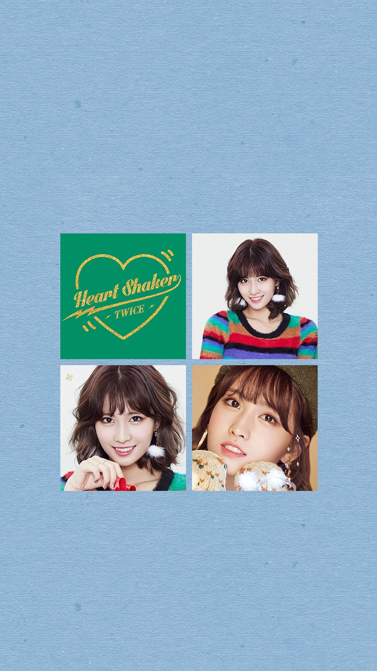 트와이스 미나 사나 모모 Heart Shaker 폰 배경화면 & 잠금화면. png__ | 인스티즈