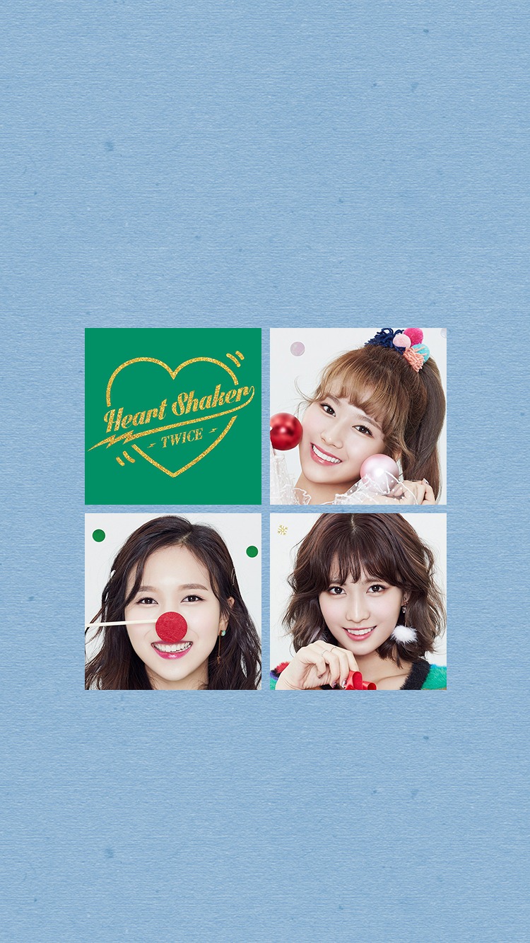 트와이스 미나 사나 모모 Heart Shaker 폰 배경화면 & 잠금화면. png__ | 인스티즈