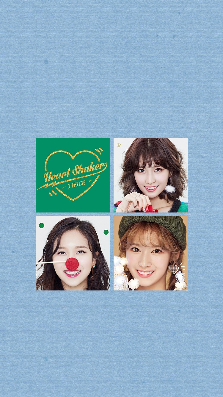 트와이스 미나 사나 모모 Heart Shaker 폰 배경화면 & 잠금화면. png__ | 인스티즈