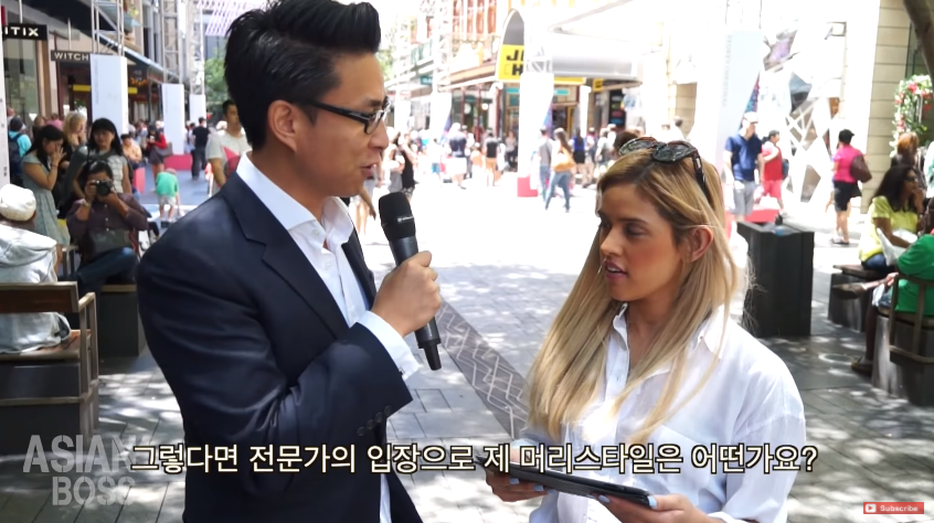서양인이 투표하는 남자 앞머리 vs 올린 머리 | 인스티즈
