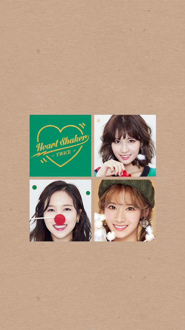 트와이스 미나 사나 모모 Heart Shaker 폰 배경화면 & 잠금화면. png__ | 인스티즈