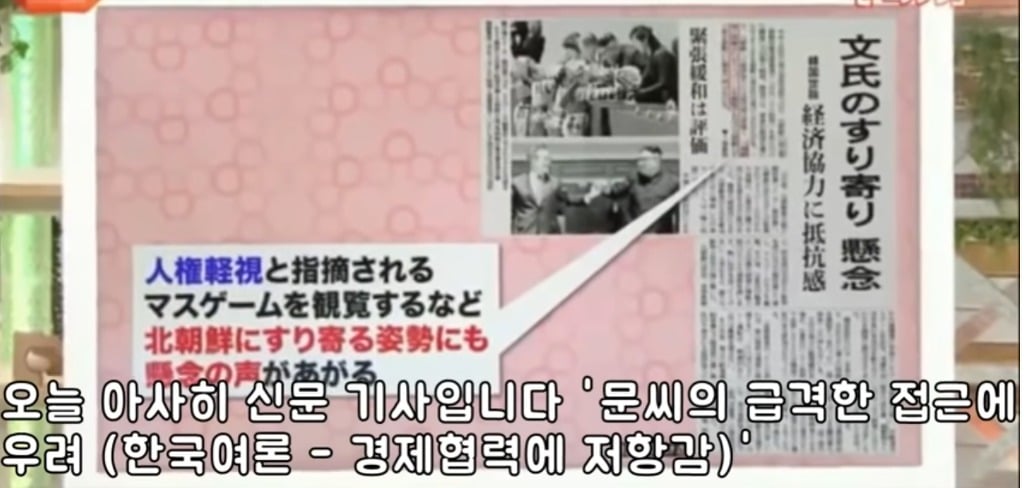문재인대통령 북한관련 비판하는 한국언론 팩폭때리는 일본방송 | 인스티즈