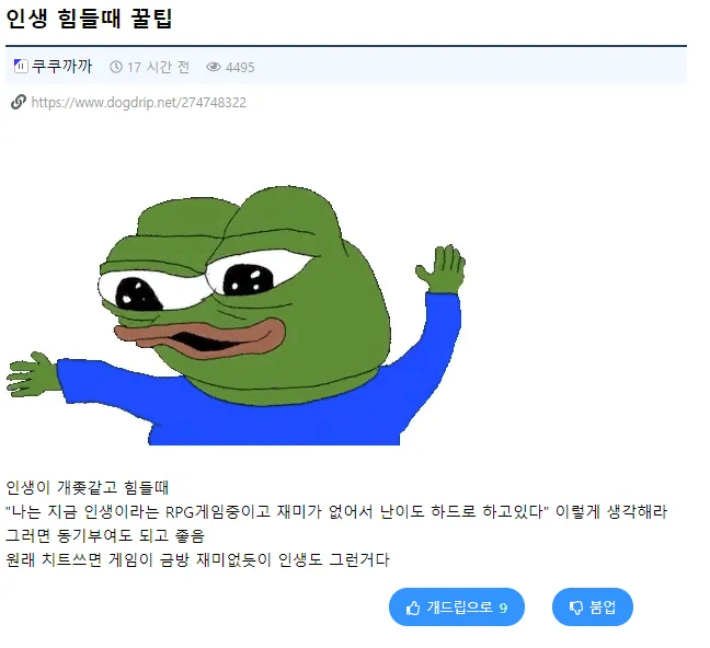 인생 힘들 때 개꿀팁 | 인스티즈