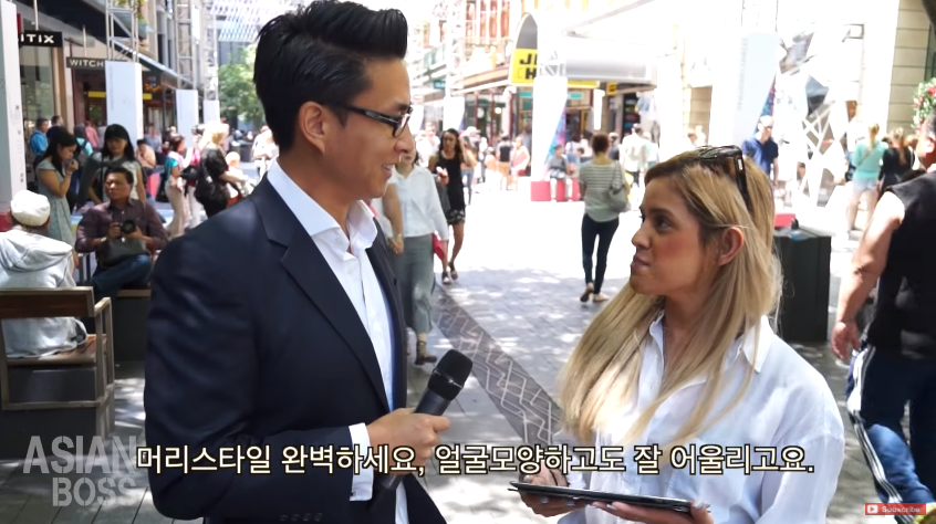 서양인이 투표하는 남자 앞머리 vs 올린 머리 | 인스티즈