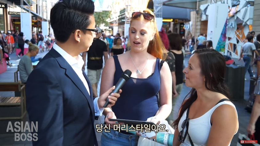 서양인이 투표하는 남자 앞머리 vs 올린 머리 | 인스티즈