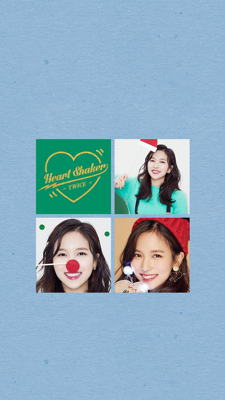 트와이스 미나 사나 모모 Heart Shaker 폰 배경화면 & 잠금화면. png__ | 인스티즈
