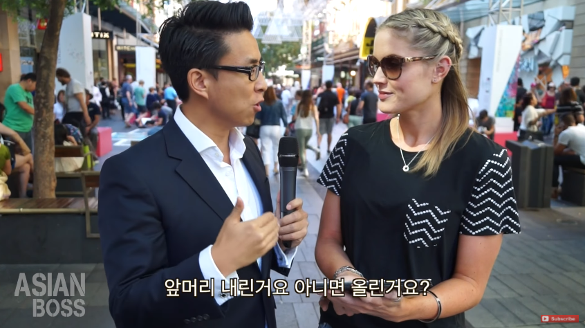 서양인이 투표하는 남자 앞머리 vs 올린 머리 | 인스티즈