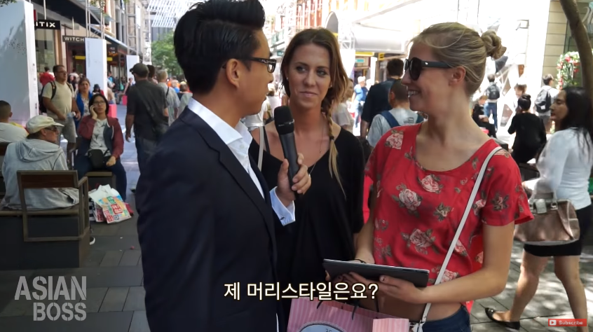 서양인이 투표하는 남자 앞머리 vs 올린 머리 | 인스티즈