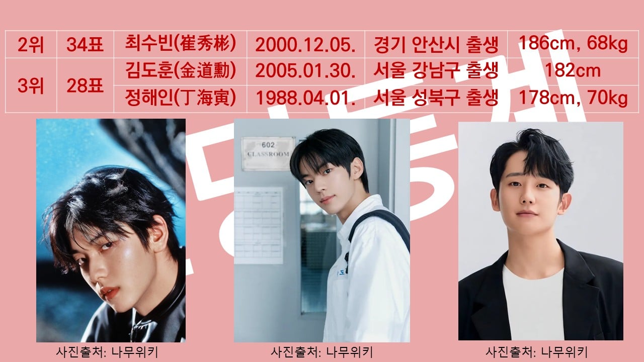 한국인 게이들이 뽑은 2025년 상반기 유명인 인기투표 | 인스티즈