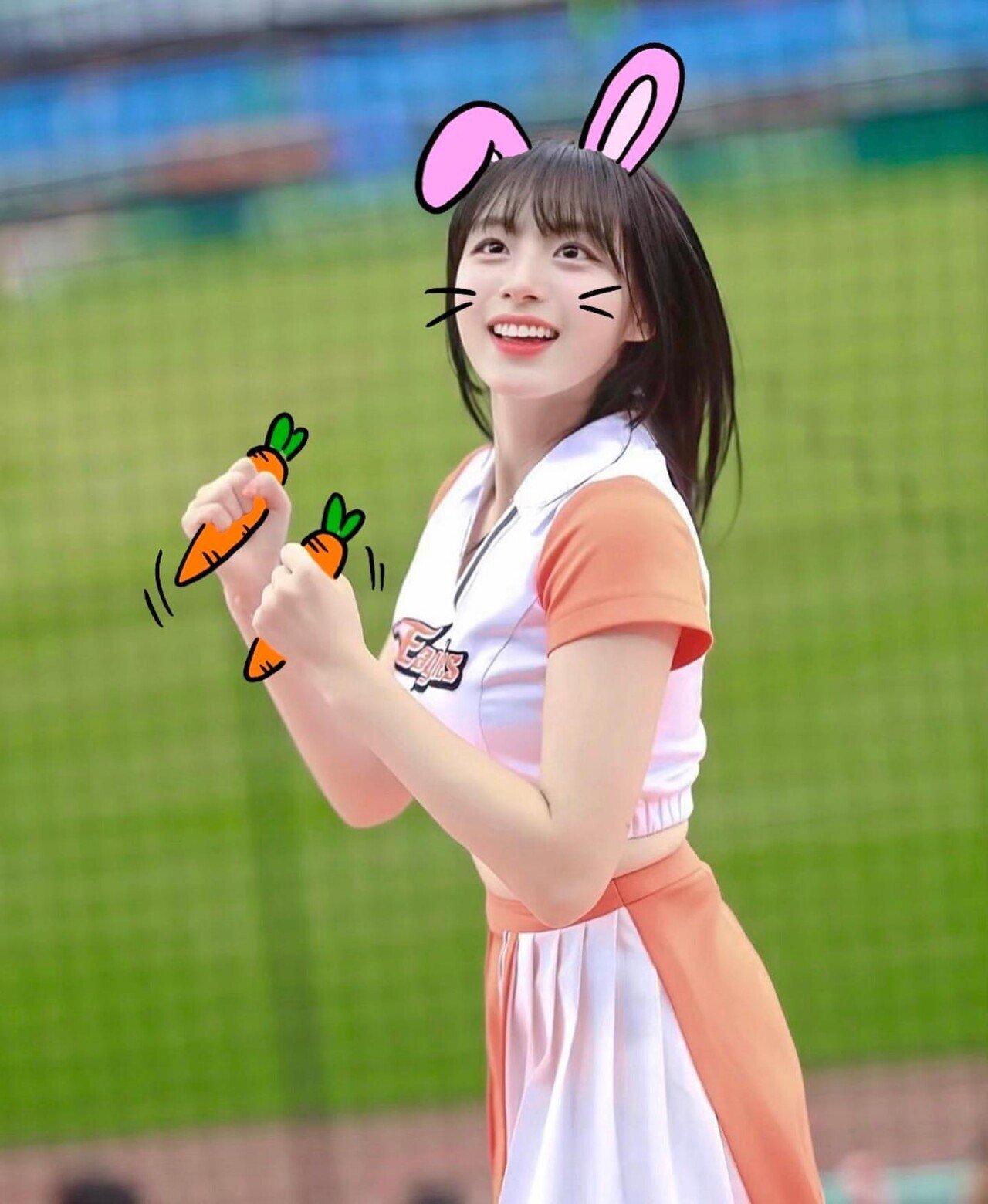 하지원 치어리더, 59kg 도야지(?) 시절 gif | 인스티즈