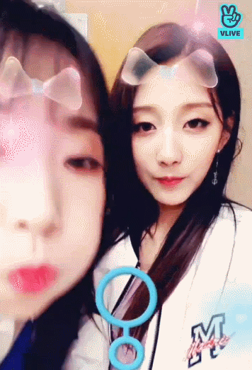 러블리즈 유지애, 정예인.gif | 인스티즈