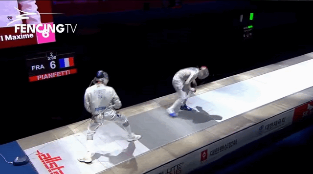 인천 국제 펜싱 대회 결승에서 나온 명장면.gif | 인스티즈