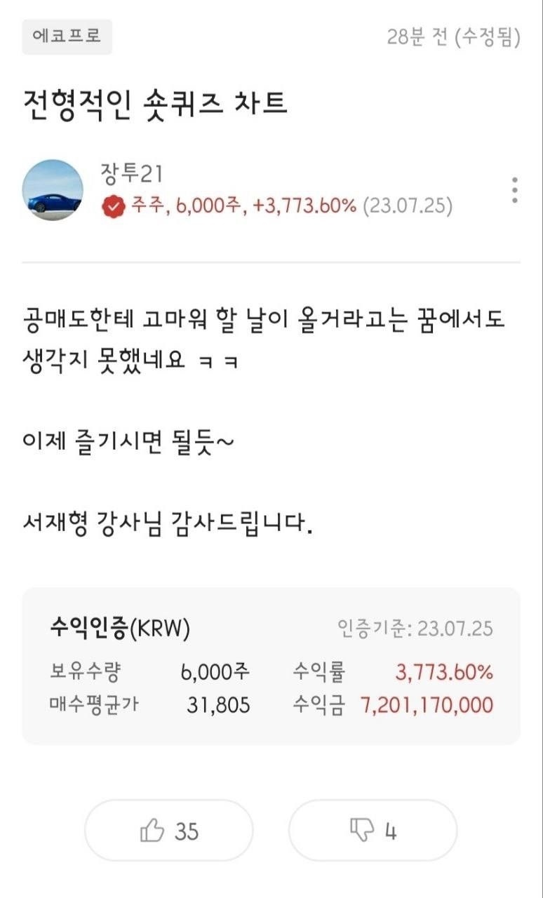 에코프로 장투한 사람 근황 | 인스티즈