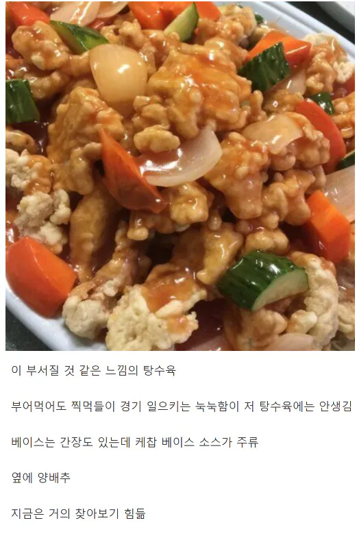 중국집 탕수육의 근본.jpg | 인스티즈