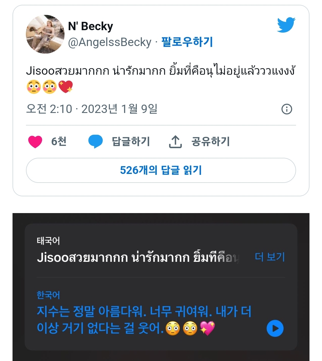 블랙핑크 태국콘 끝내주게 즐기고온 태국 여배우들.jpg | 인스티즈