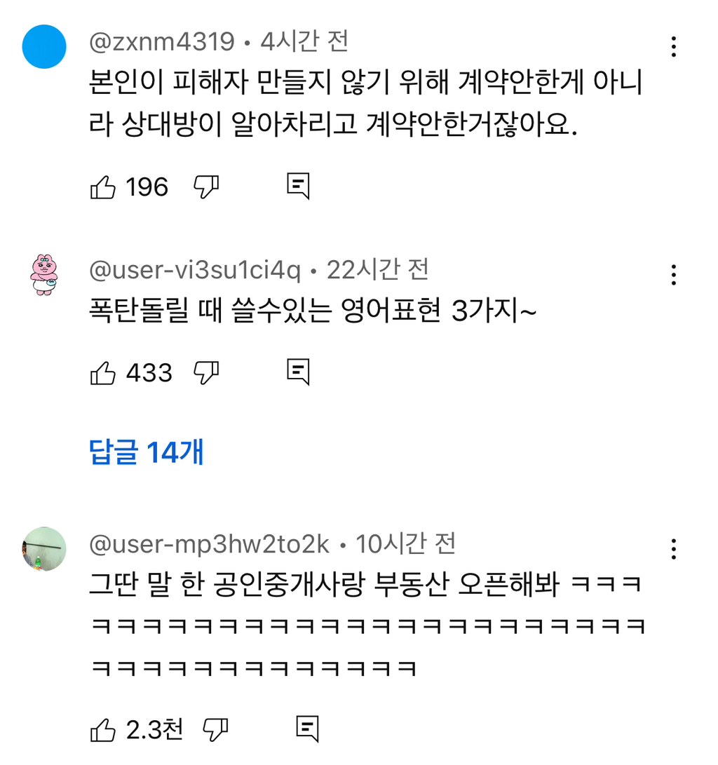 유튜브에서 6천플 찍은 달씨 해명문 (전세사기 폭탄돌리기 논란) | 인스티즈