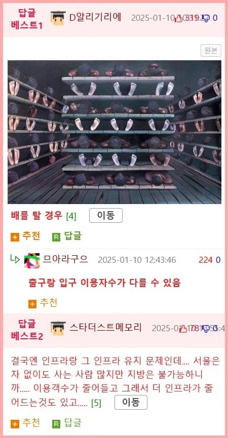 한눈에 보는 대중교통의 효과 | 인스티즈