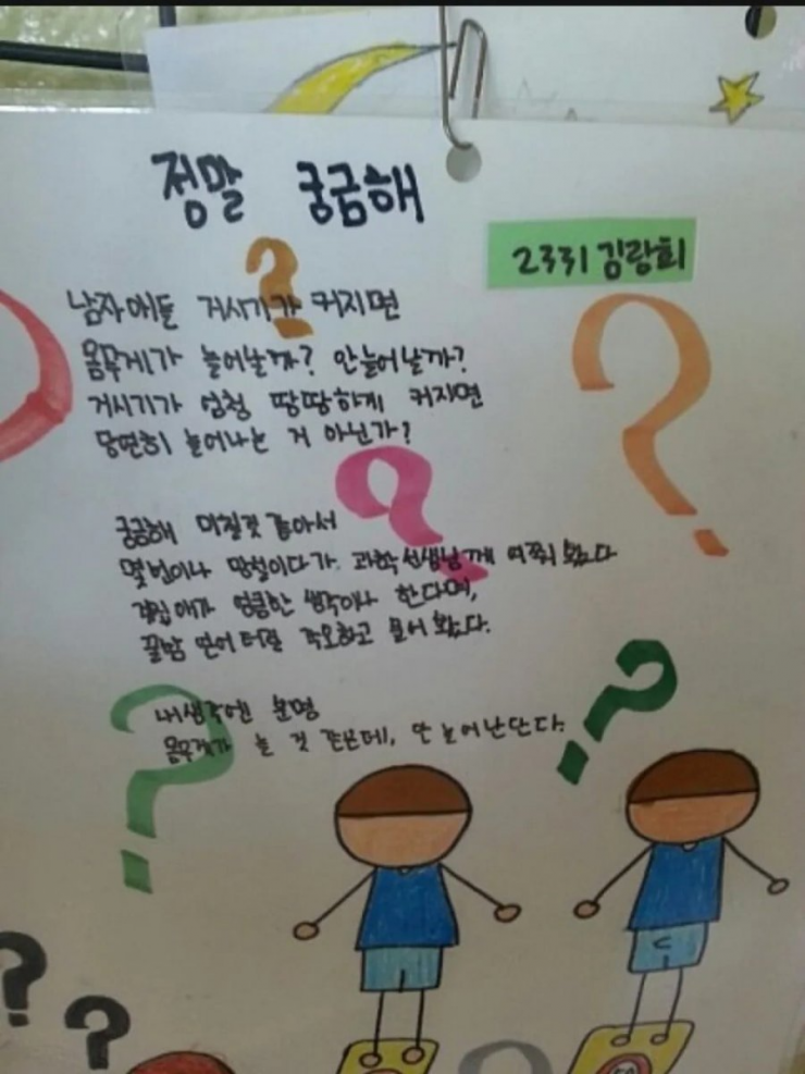 몸무게가 늘어나는지 궁금한 여학생 | 인스티즈