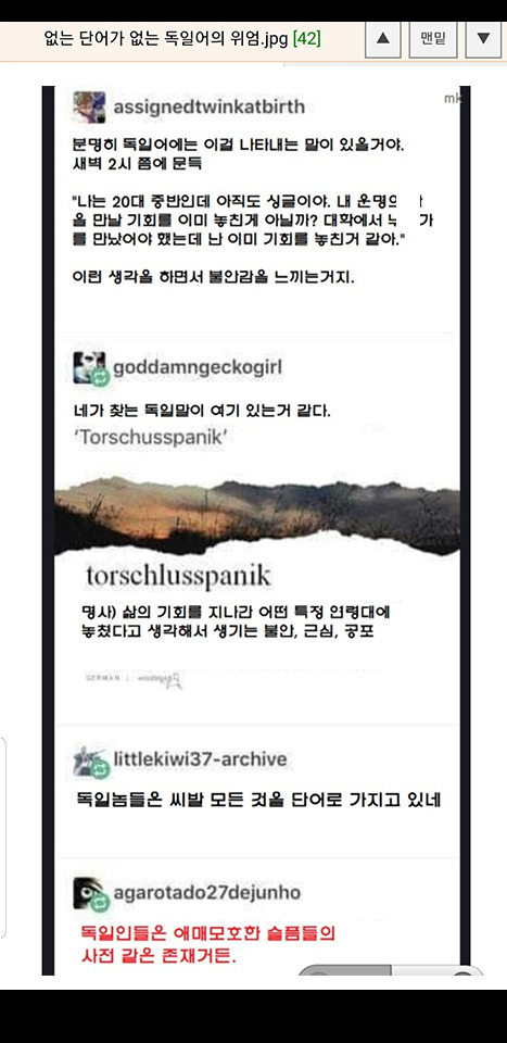 없는단어가 없는 독일어의 위엄 | 인스티즈