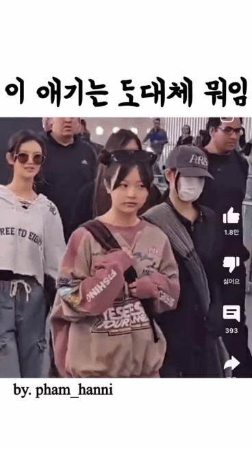 다들 놀란 뉴진스 팜하니 공항짤 | 인스티즈
