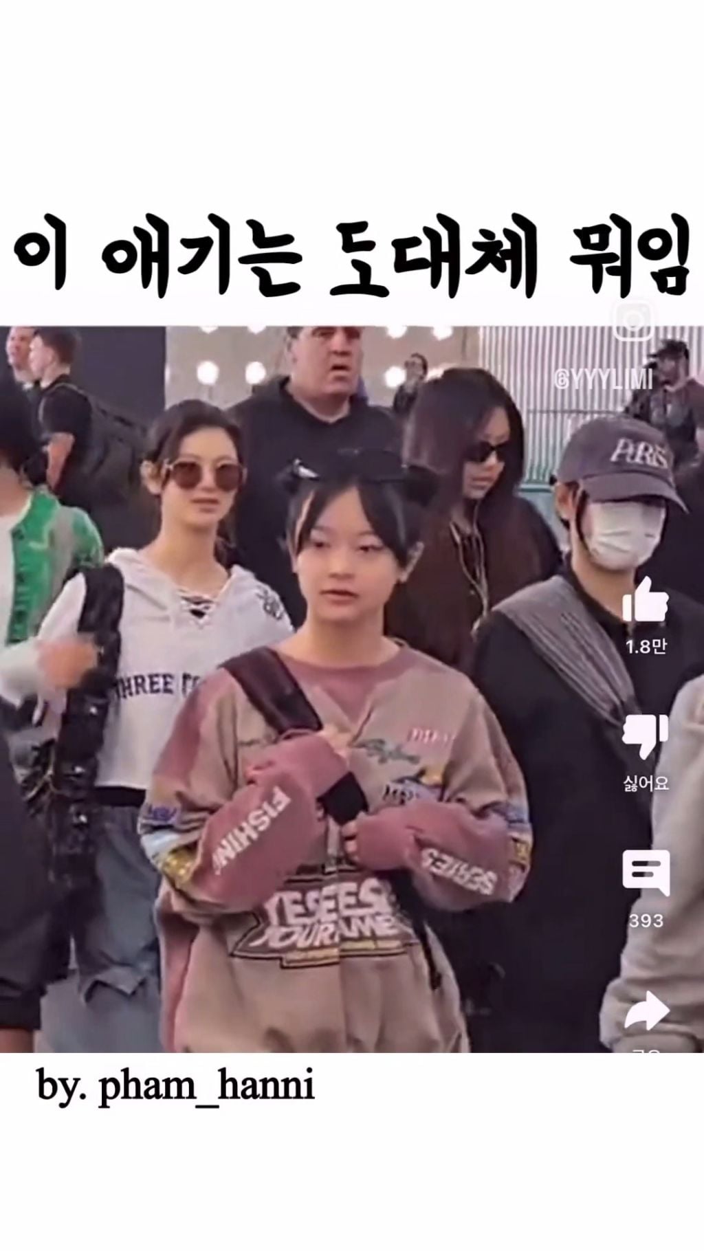 다들 놀란 뉴진스 팜하니 공항짤 | 인스티즈