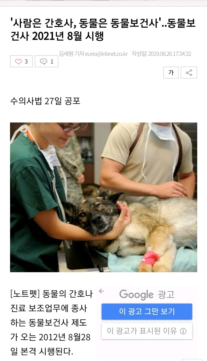 간호사가 아닌데 간호사 | 인스티즈