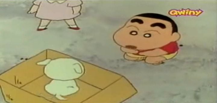 [짱구] 유기견이었던 흰둥이와 짱구의 첫만남 (약스압) | 인스티즈
