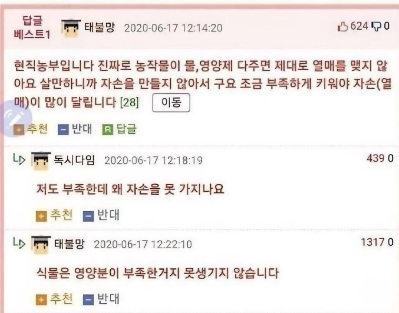 어느 농부의 팩트 폭행 | 인스티즈