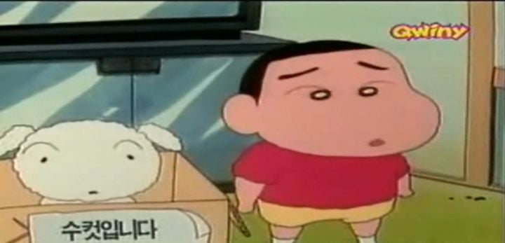 [짱구] 유기견이었던 흰둥이와 짱구의 첫만남 (약스압) | 인스티즈