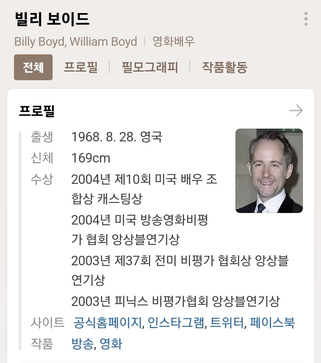 반지의 제왕 호빗 배우들 실제 키 | 인스티즈